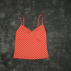 Polka dot tank top